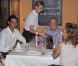 Rafael Nadal, avec sa compagne Xisca Perello, était l'invité du roi Juan Carlos Ier d'Espagne le 10 août 2012 au restaurant Flanigan, à Majorque.