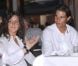 Rafael Nadal, avec sa compagne Xisca Perello, était l'invité du roi Juan Carlos Ier d'Espagne le 10 août 2012 au restaurant Flanigan, à Majorque.