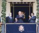 Le roi Juan carlos Ier d'Espagne le 11 août 2012 à Cadix pour le bicentenaire de la constitution.
