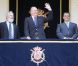 Le roi Juan carlos Ier d'Espagne le 11 août 2012 à Cadix pour le bicentenaire de la constitution.