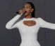 Beyoncé Knowles, ravissante dans une robe Marc Bouwer, interprète sa chanson I Was Here lors de l'assemblée générale de l'ONU. New York, le 10 août 2012.