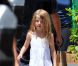 La petite-fille de Dustin Hoffman, dans les rues de Brentwood le 15 août 2012