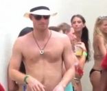 Le prince Harry lors de la Wet Republic Pool Party au MGM Grand de Las Vegas le 18 août 2012
