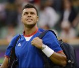 Jo-Wilfried Tsonga lors des Jeux olympiques de Londres le 29 juillet 2012