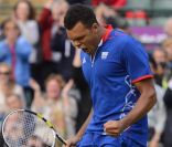 Jo-Wilfried Tsonga lors des Jeux olympiques de Londres le 31 juillet 2012