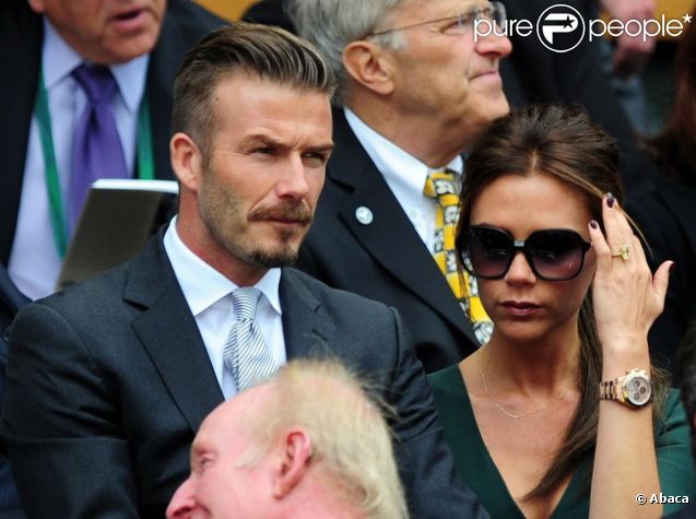 David et Victoria Beckham en juillet 2012 à Londres.