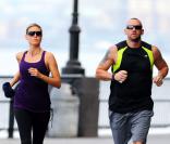 Heidi Klum et son bodyguard à New York en août 2012