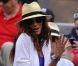 Eva Longoria dans les tribunes du Arthur Ashe Stadium le 3 septembre lors de la victoire de Serena Williams en huitièmes de finale de l'US Open à New York