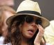 Eva Longoria dans les tribunes du Arthur Ashe Stadium le 3 septembre lors de la victoire de Serena Williams en huitièmes de finale de l'US Open à New York
