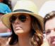 Eva Longoria le 1er septembre 2012 à l'US Open lors du match de Serena Williams au troisième tour du tournoi new-yorkais