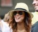 Eva Longoria le 2 septembre 2012 à l'US Open lors du match de Serena Williams en huitièmes de finale à New York
