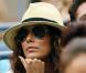 Eva Longoria le 2 septembre 2012 à l'US Open lors du match de Serena Williams en huitièmes de finale à New York