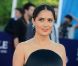 Salma Hayek arrive à la cérémonie de clôture du Festival du cinéma américain de Deauville le 8 septembre 2012