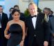 Salma Hayek et son mari François-Henri Pinault arrive à la cérémonie de clôture du Festival du cinéma américain de Deauville le 8 septembre 2012
