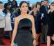 Salma Hayek arrive à la cérémonie de clôture du Festival du cinéma américain de Deauville le 8 septembre 2012
