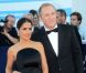 Salma Hayek et son mari François-Henri Pinault arrive à la cérémonie de clôture du Festival du cinéma américain de Deauville le 8 septembre 2012