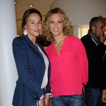 Vanessa Demouy et Lorie aux Vendanges de l'Avenue Montaigne le 11 septembre 2012 à Paris