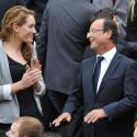 François Hollande reçoit les médaillés olympiques et récolte des sourires en or