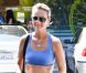 Laeticia Hallyday après une séance de sport à Los Angeles, le 16 septembre 2012.