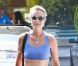 Laeticia Hallyday après une séance de sport à Los Angeles, le 16 septembre 2012.