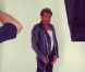 Johnny Hallyday sur le  shooting  de son nouvel album par le photographe Dimitri Coste, à Los Angeles, le 16 septembre 2012.