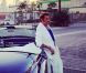 Johnny Hallyday immortalisé par Laeticia à Los Angeles, septembre 2012.