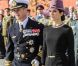 Le prince Frederik et sa femme la princesse Mary de Danemark présidaient le 5 septembre 2012 le Jour du drapeau danois, le Dannebrog, avec dépôt de gerbe, cérémonie commémorative et parade militaire.