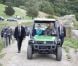 La reine Margrethe II de Danemark et le prince Henrik lors de leur tournée d'été annuelle, début septembre 2012