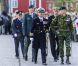 Le prince Frederik et la princesse Mary de Danemark présidaient le 5 septembre 2012 le Jour du drapeau danois, le Dannebrog, avec dépôt de gerbe, cérémonie commémorative et parade militaire.