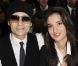 Jean-Luc Delarue le 21 janvier 2012 avec sa femme Anissa Khel lors du défilé Dior