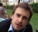 Peter Verzilov, artiste et activiste russe, mari de Nadedja Tolokonnikova, l'une des trois Pussy Riot emprisonnée. Il recevra en leur nom la bourse pour la paix LennonOno, vendredi 21 septembre 2012 à New York.