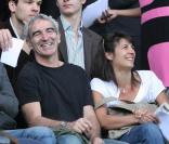 Estelle Denis et Raymond Domenech