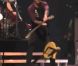 Billie Joe Armstrong de Green Day devient ivre de rage au iHeartRadio Music Festival à Las Vegas le 21 septembre 2012