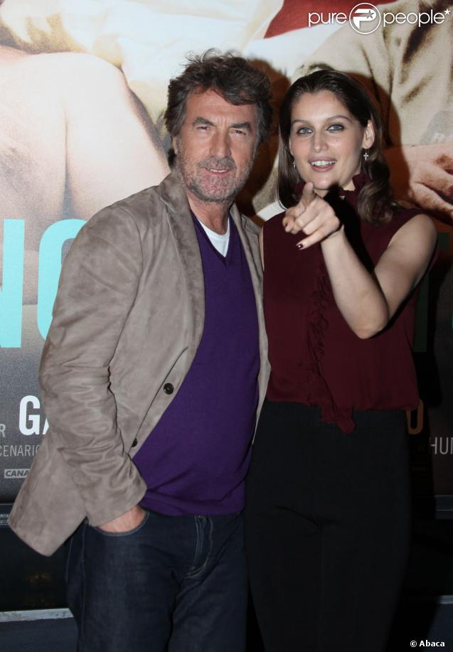 François Cluzet et Laetitia Casta ont assuré à la première de  Do Not Disturb  à Paris, le 27 septembre 2012.