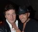 Philippe Lellouche et Pascal Obispo à la fête célébrant la générale du  Jeu de la Vérité , Chez Castel à Paris, le 25 septembre 2012.
