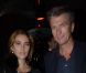 Vahina Giocante et Philippe Caroit à la fête célébrant la générale du  Jeu de la Vérité , Chez Castel à Paris, le 25 septembre 2012.