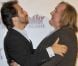 Edouard Baer, Gérard Depardieu à l'avant-première du film  Astérix et Obélix : Au service de sa Majesté  à Paris, le 30 septembre 2012.
