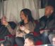 Émilie Nef Naf et son compagnon Jérémy Ménez assistent depuis les tribunes au match du Paris Saint-Germain face à Sochaux (2-0) le 29 septembre 2012