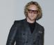 Peter Dundas arrive au Grand Palais pour assister au défilé Saint Laurent printemps-été 2013. Paris, le 1er octobre 2012.