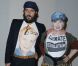 Andreas Kronthaler et Vivienne Westwood arrivent au Grand Palais pour assister au défilé Saint Laurent printemps-été 2013. Paris, le 1er octobre 2012.