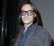 Mario Sorrenti arrive au Grand Palais pour assister au défilé Saint Laurent printemps-été 2013. Paris, le 1er octobre 2012.