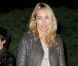 Alexandra Golovanoff arrive au Grand Palais pour assister au défilé Saint Laurent printemps-été 2013. Paris, le 1er octobre 2012.