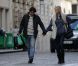 Adriana Karembeu et son amoureux André Ohanian dans les rues de Paris le 24 septembre 2012.
