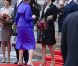 La reine Margrethe II arrive au Parlement. La famille royale de Danemark s'est rassemblée mardi 2 octobre 2012 à Christiansborg pour la réouverture officielle du Parlement, lancement de l'année politique. La reine Margrethe II était entourée du prince Henrik, du prince Frederik avec la princesse Mary, du prince Joachim avec la princesse Marie, et de la princesse Benedikte.