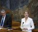  Helle Thorning-Schmidt, Premier ministre du Danemark, lors de son allocution de rentrée parlementaire, sous le regard du président du Parlement Mogens Lykketoft. 
 La famille royale de Danemark s'est rassemblée mardi 2 octobre 2012 à Christiansborg pour la réouverture officielle du Parlement, lancement de l'année politique. La reine Margrethe II était entourée du prince Henrik, du prince Frederik avec la princesse Mary, du prince Joachim avec la princesse Marie, et de la princesse Benedikte. 