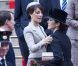  Les princesses Marie et Mary se retrouvent sur les marches du Parlement. 
 La famille royale de Danemark s'est rassemblée mardi 2 octobre 2012 à Christiansborg pour la réouverture officielle du Parlement, lancement de l'année politique. La reine Margrethe II était entourée du prince Henrik, du prince Frederik avec la princesse Mary, du prince Joachim avec la princesse Marie, et de la princesse Benedikte. 