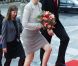La princesse Marie arrive au Parlement. La famille royale de Danemark s'est rassemblée mardi 2 octobre 2012 à Christiansborg pour la réouverture officielle du Parlement, lancement de l'année politique. La reine Margrethe II était entourée du prince Henrik, du prince Frederik avec la princesse Mary, du prince Joachim avec la princesse Marie, et de la princesse Benedikte.