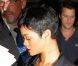 Rihanna sortant d'un hôtel à Manhattan, à 10 minutes d'intervalle du rappeur Chris Brown, le 3 octobre 2012.