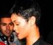 Rihanna sortant d'un hôtel à New York, à 10 minutes d'intervalle de Chris Brown, le 3 octobre 2012.