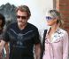 Johnny Hallyday et Laeticia à Los Angeles, le 27 septembre 2012.